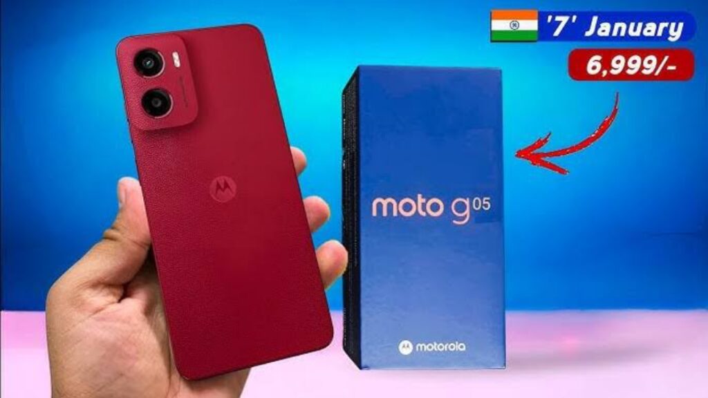 Moto G05 Smartphone Specifications Details