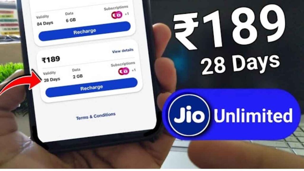 Jio 189 Recharge Plan : गरीबो का हुआ मौज 189 में अब 30 दिन वैधता के साथ , देखे पूरी जानकारी !